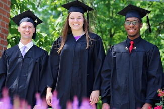 Photo of Student Graduates at Commencement
