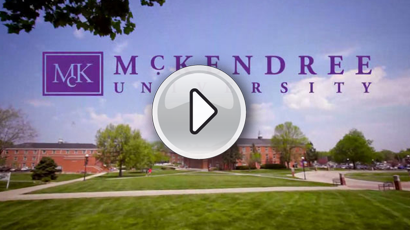 Play the McKendree University Overview Video button