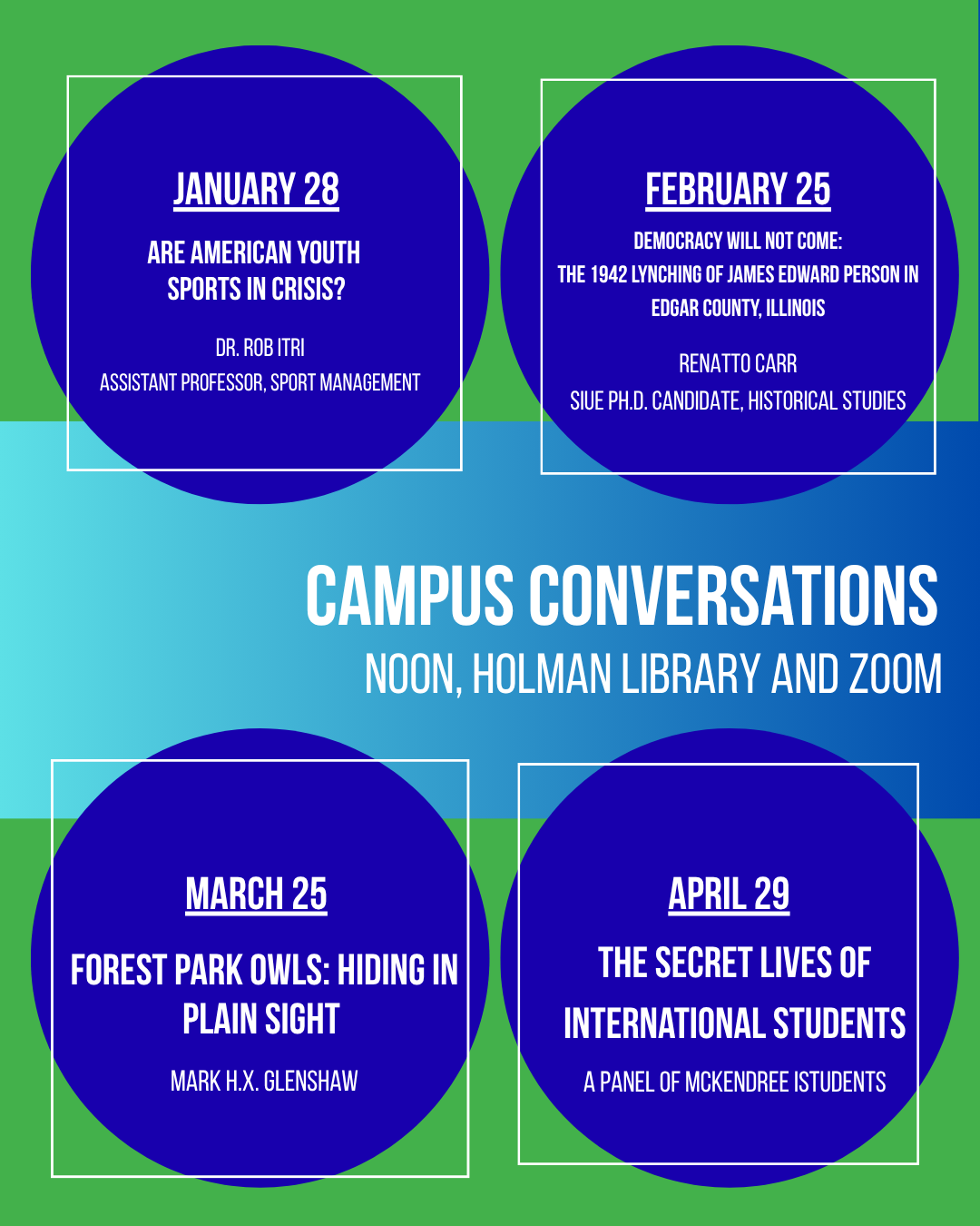 Updated SP26 Campus Conversation poster