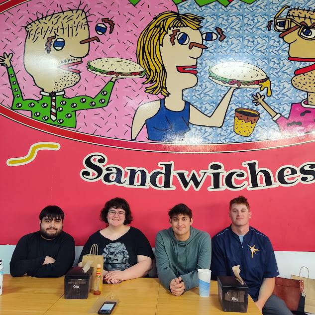 HIS 345 Students at Snarfs