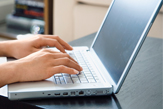 Person Typing on Laptop Person Typing on Laptop