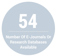 54 - Number of E-Journals or Research Databases Available to Students