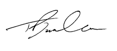 Trevor's Signature 