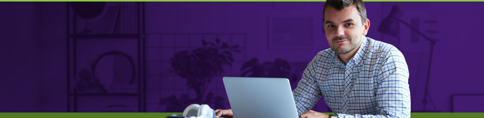 Guy on Laptop