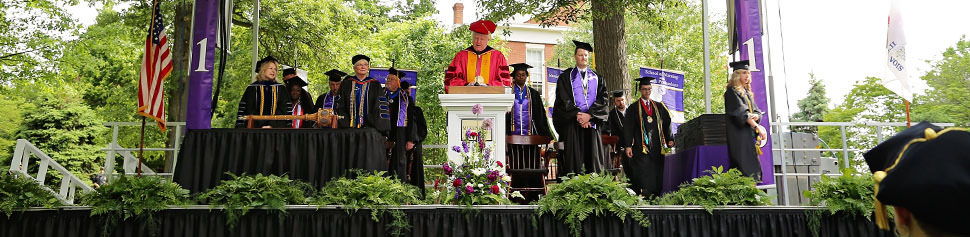 The Commencement Stage at Graduation