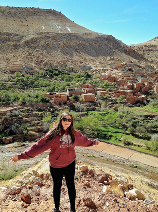 Elizabeth Lange in Morocco