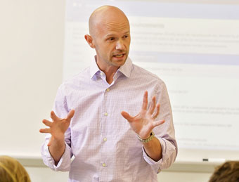 Dr. Guy Boysen in the Classroom