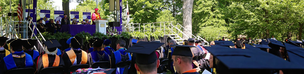 The Commencement Stage at Graduation
