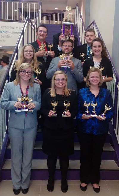 Speech Team Photo of the Speech Team