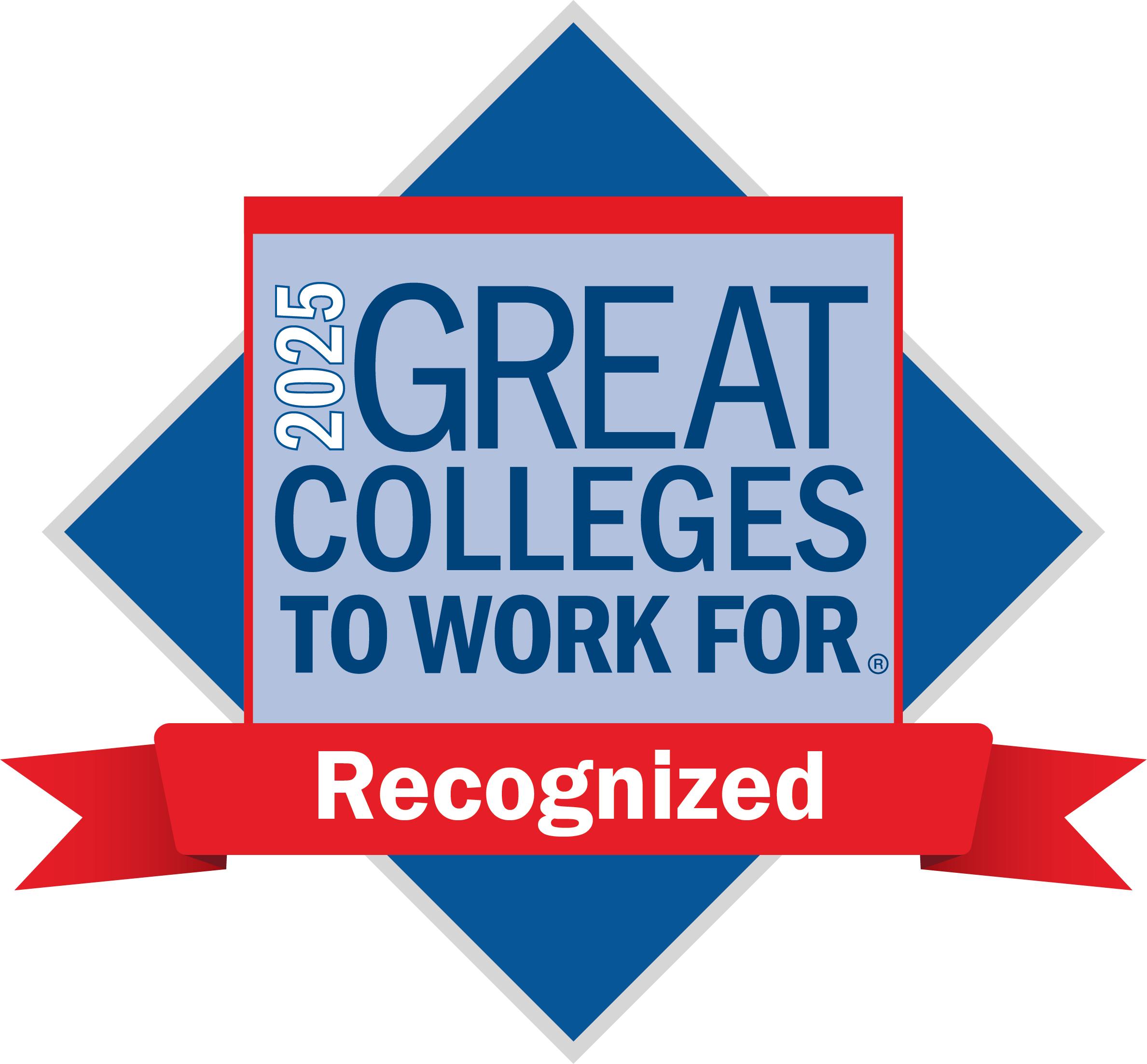 2025 Great Colleges to Work For Recognized