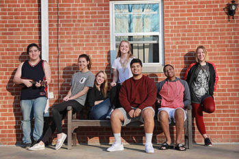 Group of Students Outside