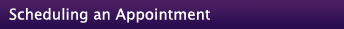 Scheduling an Apppointment
