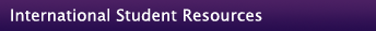 International Student Resources