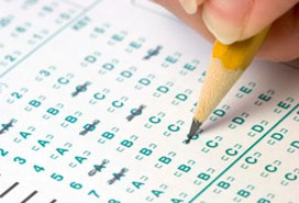 Photo of Student Taking Exam