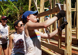 Photo of Students Building House in Jamaica