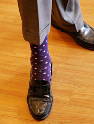 Photo of Purple Dress Socks
