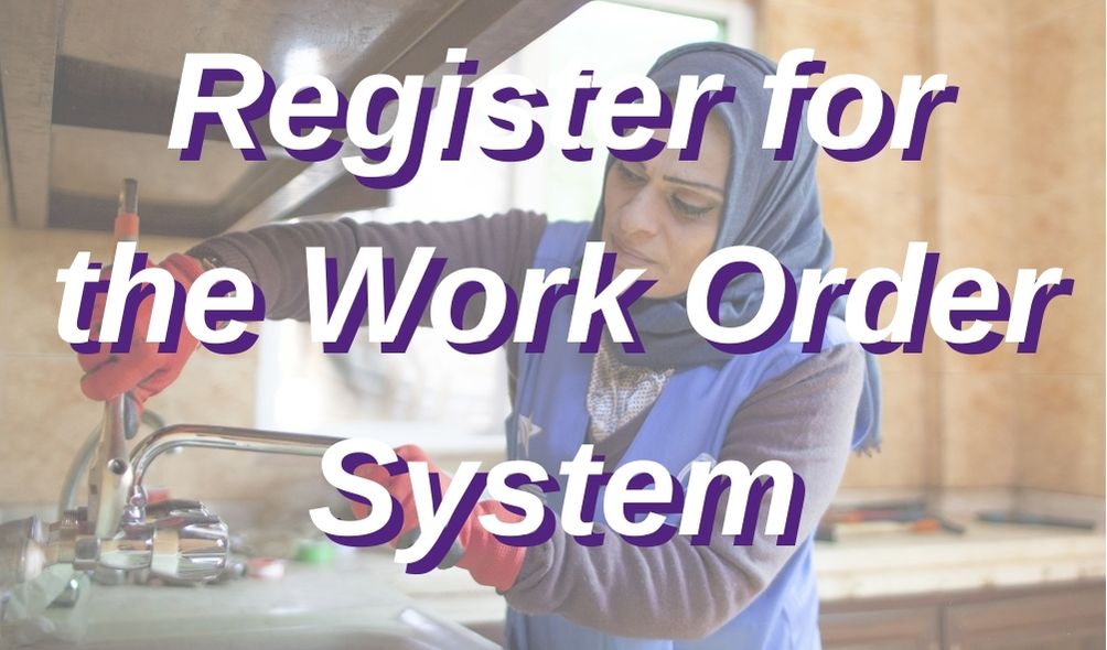 Register in the Work Order System