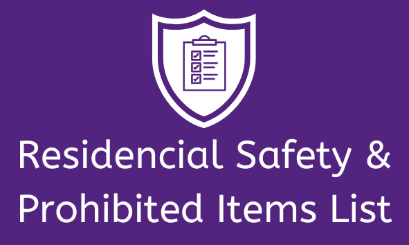 Residential Safety and Prohibited Items List