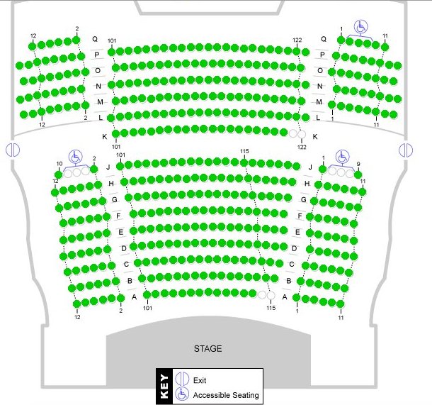 Muny Seating Chart